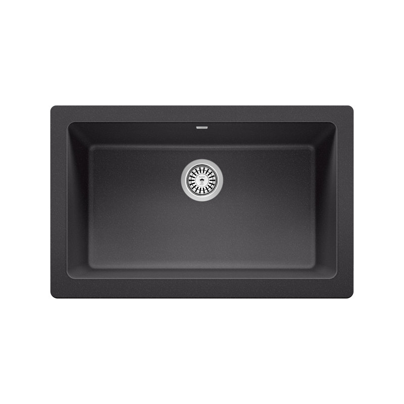 Évier de ferme à tablier frontal simple 30 "VGRERA SILGRANIT - Anthracite, Anthracite