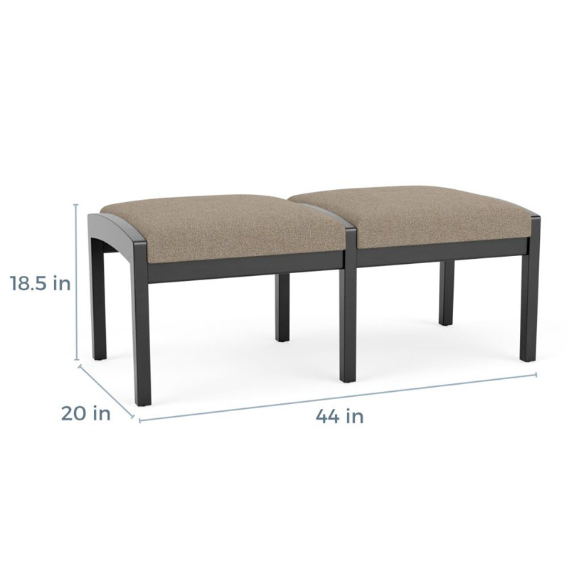 Banc en bois Lenox, Noir, Limon Archetype