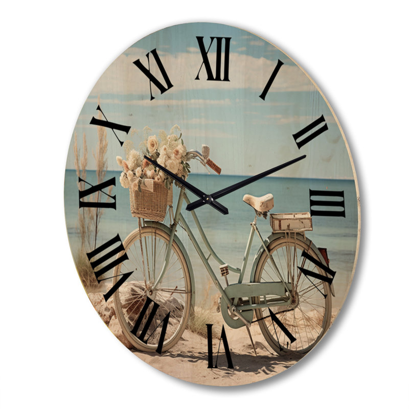 Horloge murale en bois massif Wroblewski, Très grand