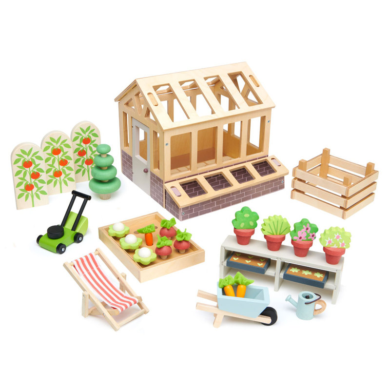 Greenhouse and Garden Dollhouse Furniture