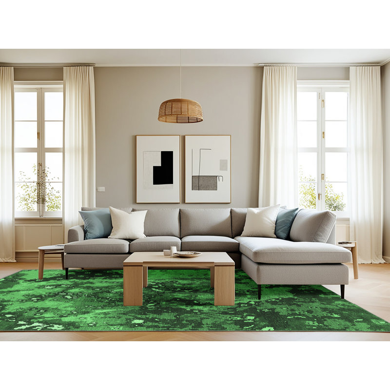 Washable Oriental Indoor Rug, Rectangle 8' x 10'