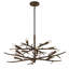Palisades 12-Light Chandelier in Bark by Breegan Jane