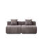 Canapé modulaire en chenille avec 2 coussins-719732456