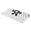Metro 1" Hex Matte White with Snowflake 10-1/4" x 11-7/8" Porcelain Mosaic Tile