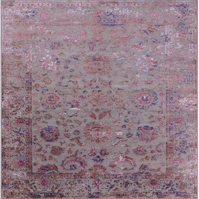 Tapis oriental brun / bleu