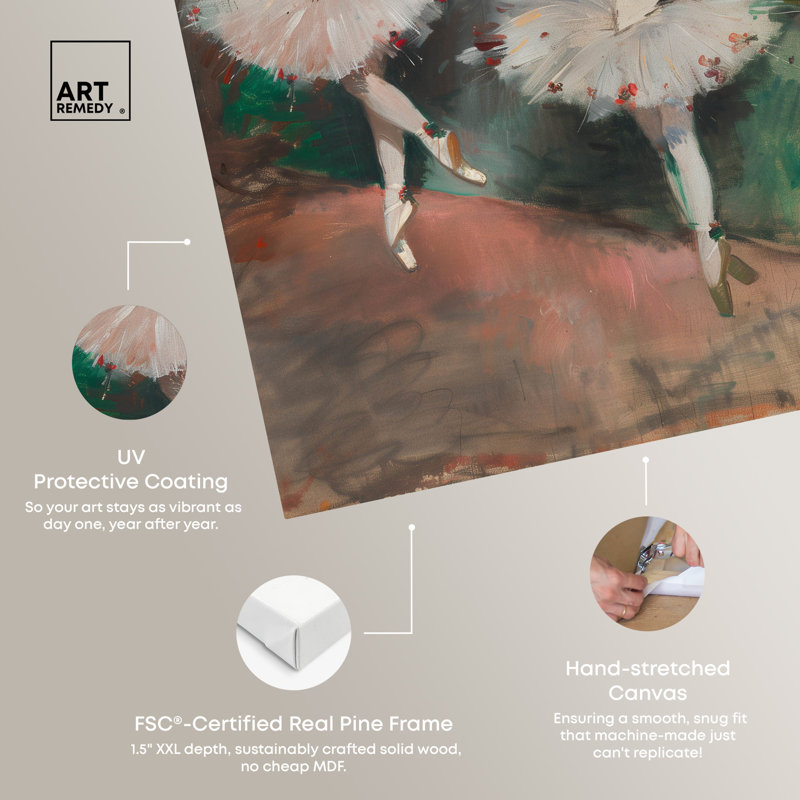 Classical Ballerinas Impressionist Canvas Wall Art, 20" x 30"