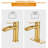 Single-Hole Single-handle Bathroom Faucet with Drain Assembly-50887606
