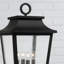 Lanterne murale d'extérieur 4 lumières l 12 "x H 23,75" avec verre ondulé-100662577