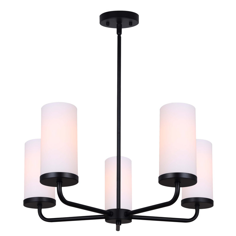 5 - Light Cylinder Chandelier