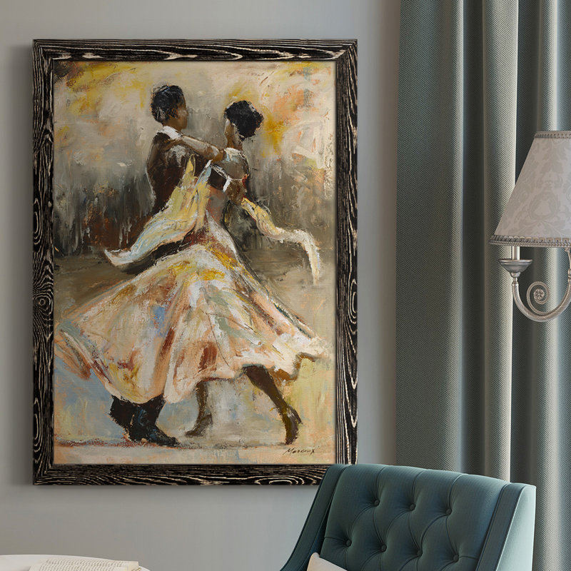 «Night Out», reproduction sur toile, H 37,5 po x l 27,5 po x P 1 po, Noir