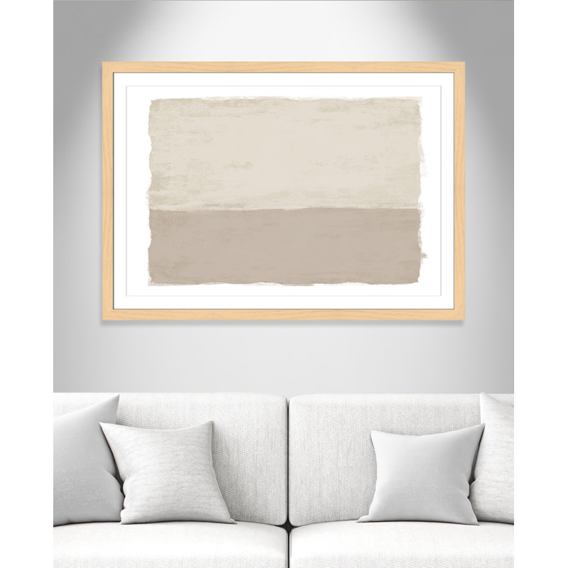 Silent Sands II - Landscape Version Print par Natalie Carpentieri, L 49 po x H 35 po, Imprimé mat, Naturel