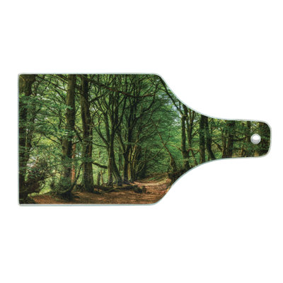 Planche à découper en bois trempé Ambesonne