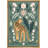Bright Preppy Animals Botanical Floral Print Cheetah Cat Print Bedroom Animals Modern Boho Style Preppy-100707926-100707928