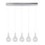 Luminaire suspendu à 5 lumières à intensité variable Deva