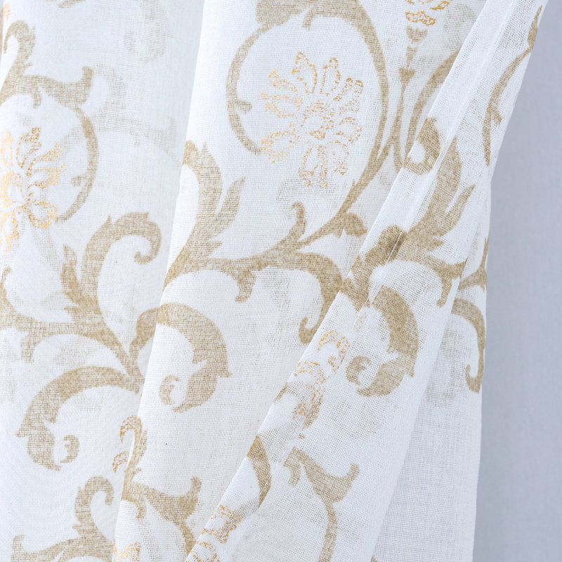 Rideau semi-transparent Crown, L 54 po x L 84 po, Taupe
