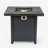 Weakley 50,000BTU Iron Propane Fire Pit Table with Heat Control