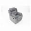 Fauteuil inclinable manuel en velours-318146528