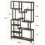 180cm H x 100cm W Metal Etagere Bookcase