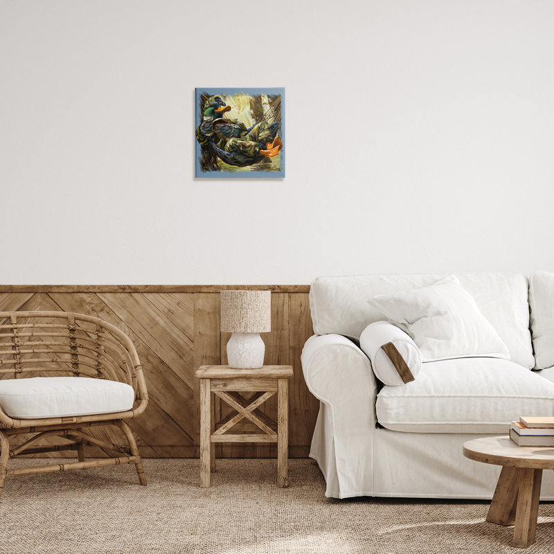 Hamac colvert en toile camouflage, design par Jim Baldwin, H 17 po x l 17 po
