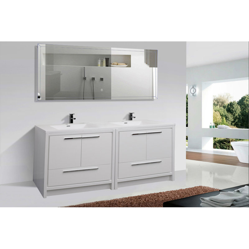 Ensemble de meuble-lavabo double 71 po Lefebvre