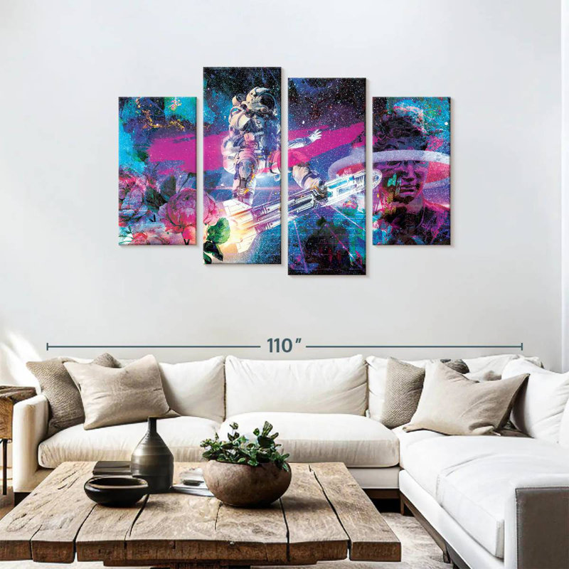 Oberle astronaute et pivoines