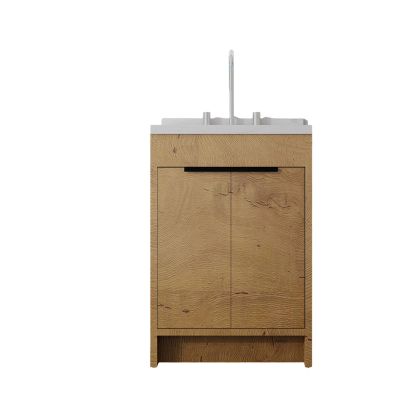 Meuble-lavabo autoportant avec lavabo