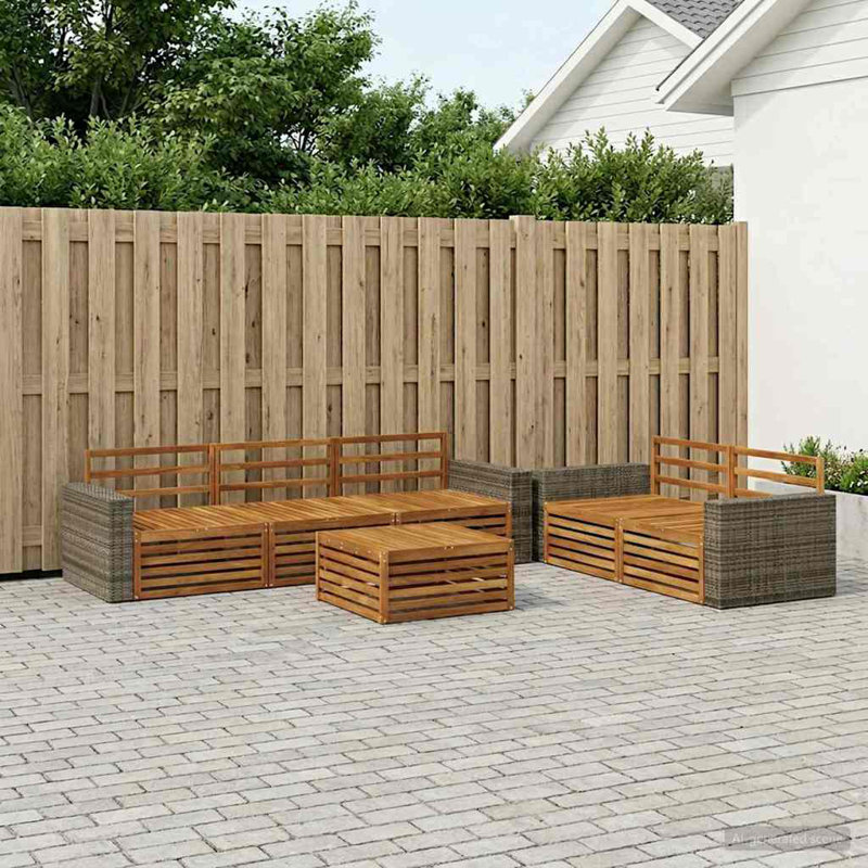  Outdoor Sofa Set 6 pcs