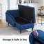 Chaise longue de rangement en velours Eastham-1395031065-1395053788