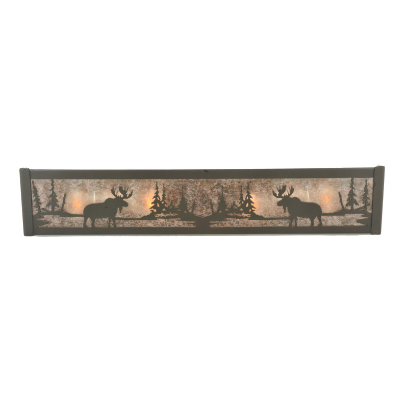 Rustic Lodge 4 - Light Bath Bar, Timeless Bronze