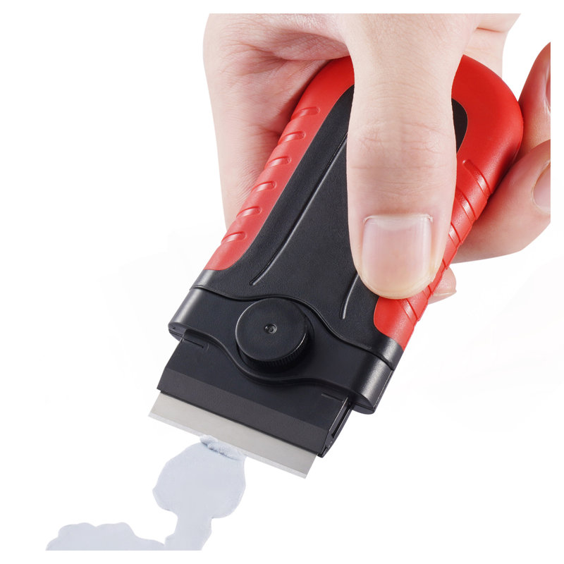 Razor Blade Scraper Locking Scraper Tool 15 Extra Blades With Security Cap