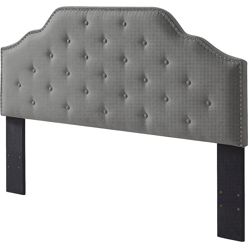 Cammock Upholstered Headboard, Gray