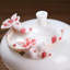 Élégant vase en céramique à fleurs de prunier - Décoration de table traditionnelle faite à la main
