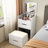 White Vanity Desk With Flip Top Mirror And Drawer Storage, Bedroom Makeup Table, Stylish Furniture Compact Visible Desktop Drawer, Furniture, Functional Beauty Station