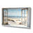 Window to the Beach - Print on Canvas-524792110-524792109