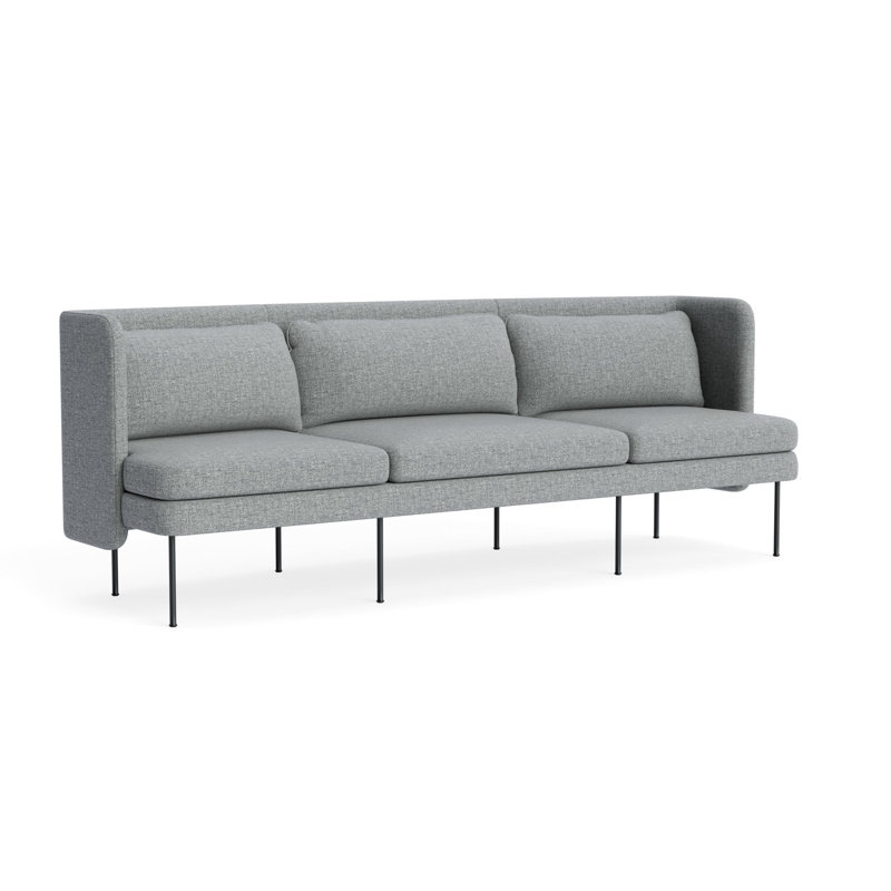 MTO - Bloke 95" Sofa, Kvadrat Guest Gray Blue
