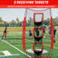 Filet de lancer de soccer GoSports 8 x 4 pi - rouge-118533932