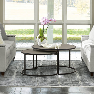 Blaurock Concrete Top Nesting Tables End Table