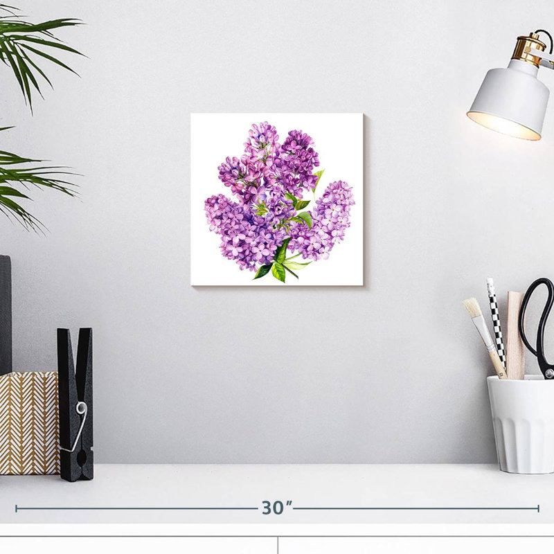 Lilac Cluster, 10" H x 10" W