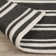 Palma 2x3 Hand Woven Performance Stripe Charcoal Fabric Rug