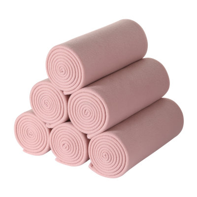 Jeté en molleton en vrac Paquet de 6 couvertures douces et légères pour les enfants Coquette polaire douillette 50 x 60 Lit pour chien