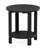 16 Inch Round Outdoor Side Table Adirondack Plastic/Resin Patio Side Table Weather Resistant End Table with Storage Shelf-933618896