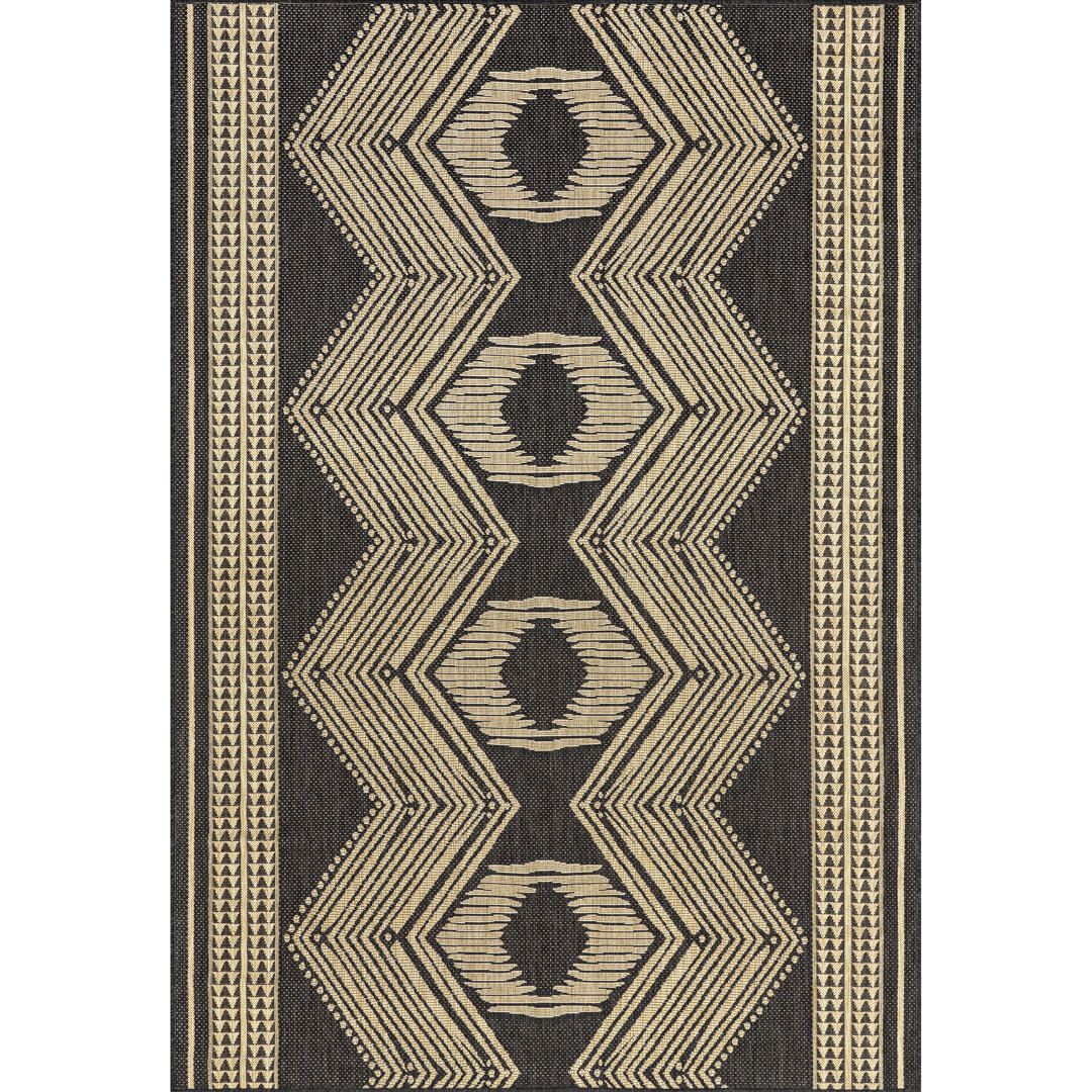 Ranya Tribal Indoor/Outdoor Area Rug Union Rustic Rug 