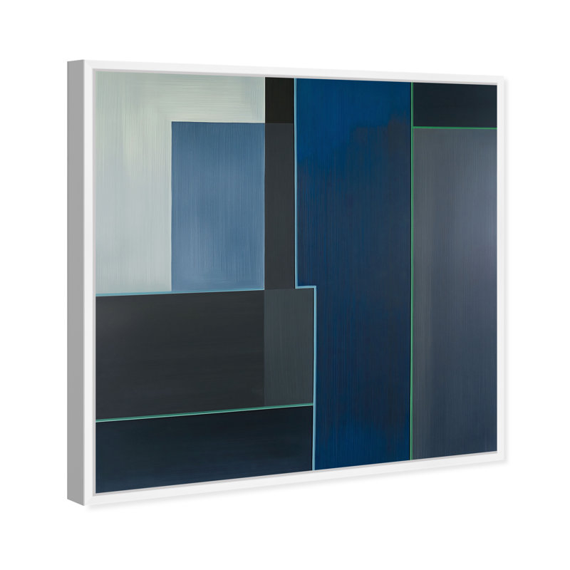 Desert Stillness II Canvas Abstract Print by Oliver Gal, Black Frame, 12 x 12, 21"H x 21"W, White Frame