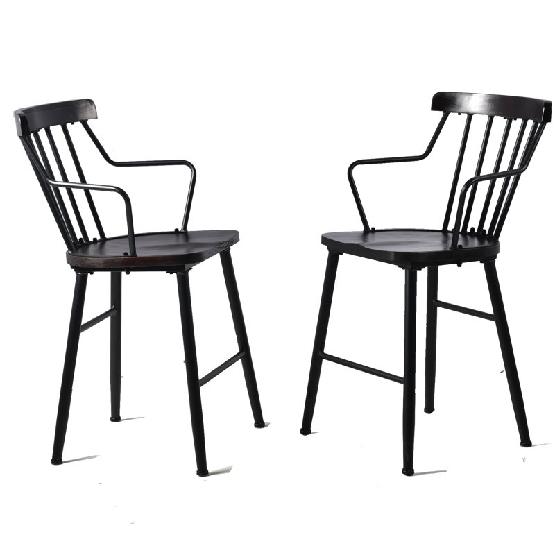 Brilyn Counter Stool with Metal Frame, Short Stool (23.62" Seat Height)