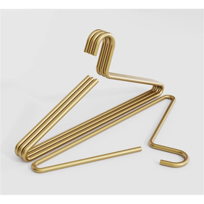 20 Pack Clear Plastic Hangers With Gold Glitter, Acrylic Hangers Ultra Slim Space Saving Suit Hangers For Coats Pants Dress Clothes