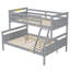 Lit simple superposé simple avec échelle, barrière de sécurité, parfait pour les meubles de chambre à coucher