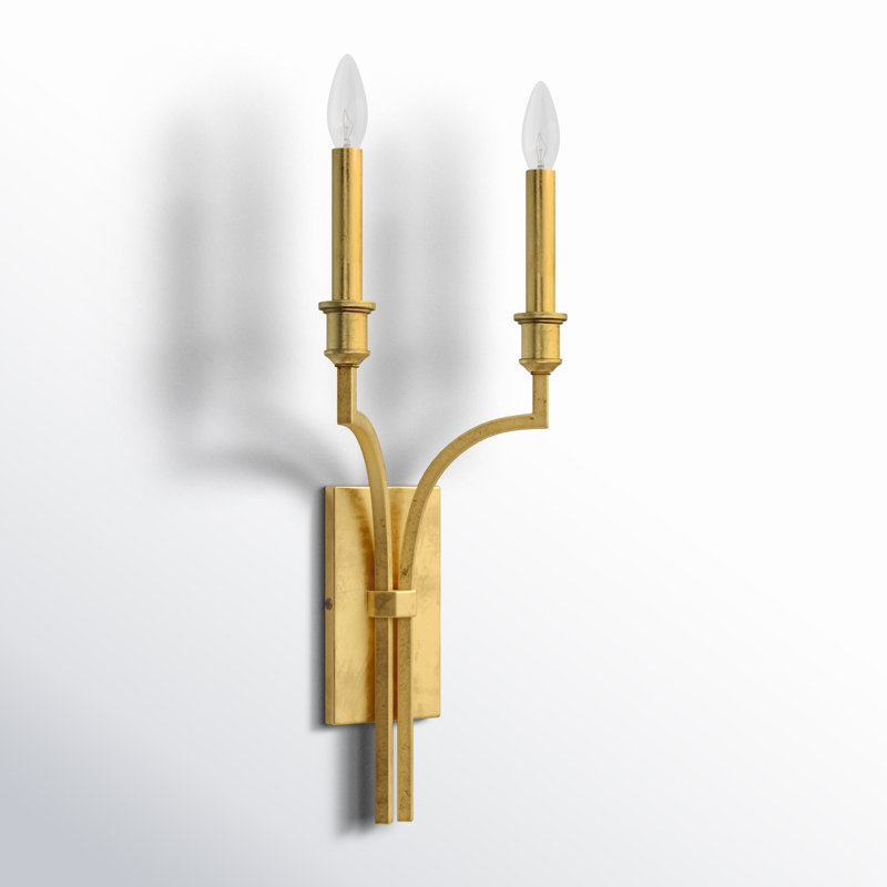 Kristofer Steel Candle Wall Light
