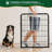 Panel Metal Exercise Pen With Door-134634880