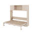 Grand lit escamotable avec armoires de rangement-1900134689