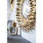 Miroir mural 27 po Golden Finish